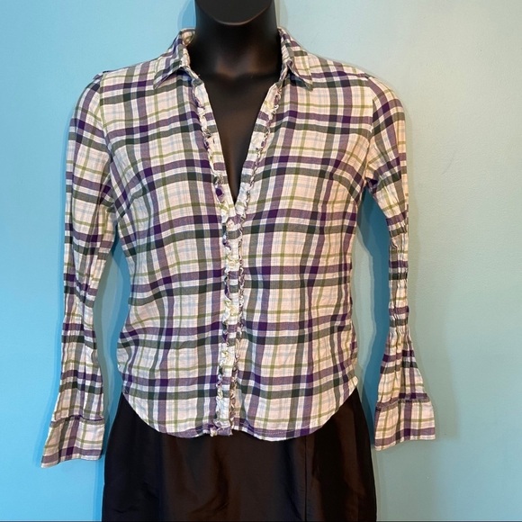 Aeropostale plaid  button up shirt in size large‎ - Picture 1 of 6